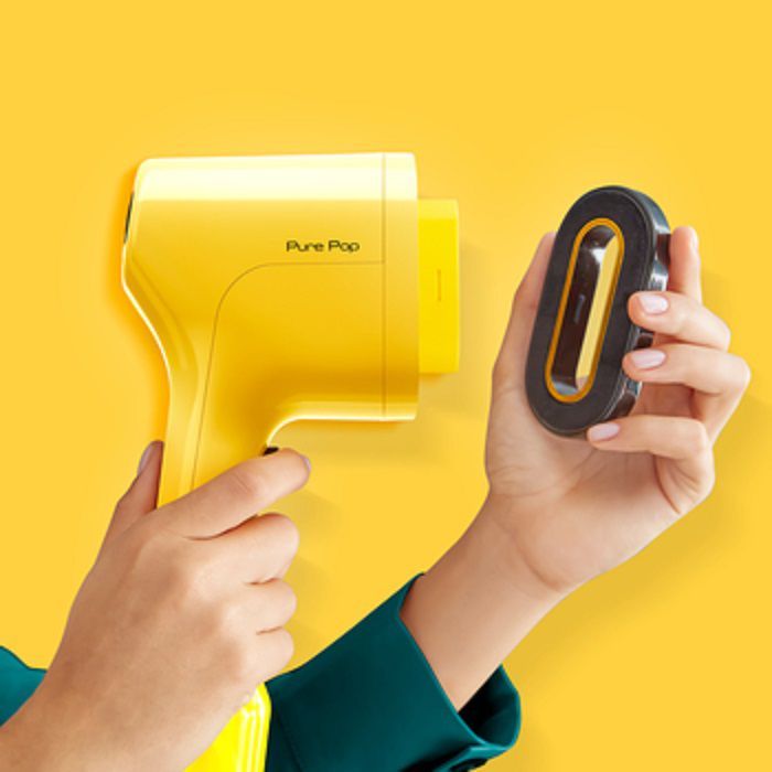 Відпарювач Tefal компактний Pure Pop, 1300Вт, 70мл, постійна пара - 20гр, жовтий