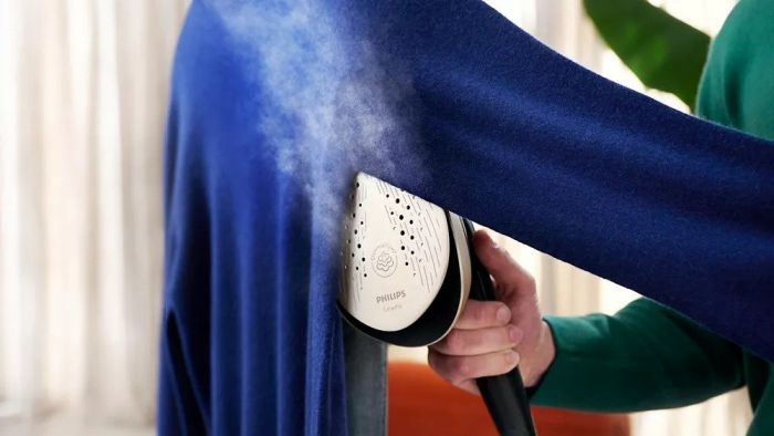 Прасувальна система PHILIPS All-In-One 8500, 2200Вт, 1200мл, паровий удар -300гр, верт. відпарювання, керам. підошва, сірий