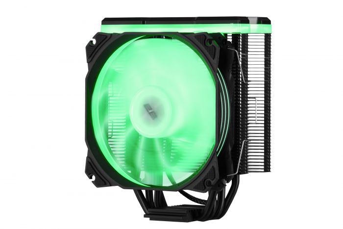 Процесорний кулер 2E GAMING Air Cool AC120D4TC-ARGB, LGA1851, 1700, 1366, 1200, 115x, AM5, AM4, AM3, AM3+, AM2, AM2+, FM2, FM1, 4pin PWM, 3pin +5VARGB, TDP 180W