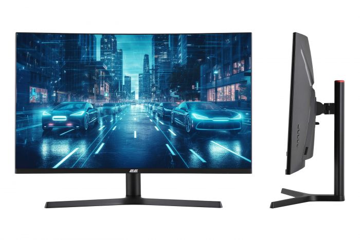 Монітор 2E GAMING 31.5" G3223B 2xHDMI, DP, MM, VA, 2560x1440, 165Hz, 1ms, CURVED, FreeSync, HAS