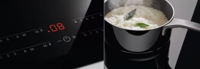 Варильна поверхня Electrolux індукційна, 60см, розширена зона, Hob2Hood, чорний