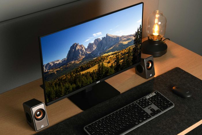 Монітор 2E 23.8" F2422B D-Sub, HDMI, IPS, 75Hz