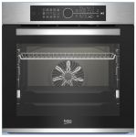 Духова шафа Beko електрична, 72л, A+, дисплей, конвекція, Soft Close, телескопічні направляючі, нерж