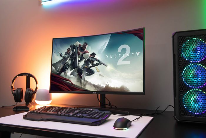 Монітор 2E GAMING 31.5" G3223B 2xHDMI, DP, MM, VA, 2560x1440, 165Hz, 1ms, CURVED, FreeSync, HAS