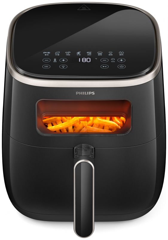 Мультипіч Philips Airfryer 3000 Series Xl, 1700Вт, чаша-5.6л, сенсорне керув., пластик, чорний