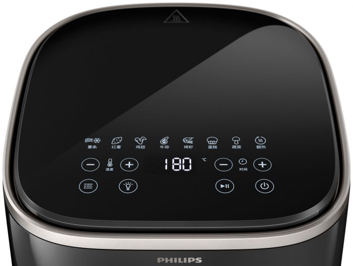 Мультипіч Philips Airfryer 3000 Series Xl, 1700Вт, чаша-5.6л, сенсорне керув., пластик, чорний