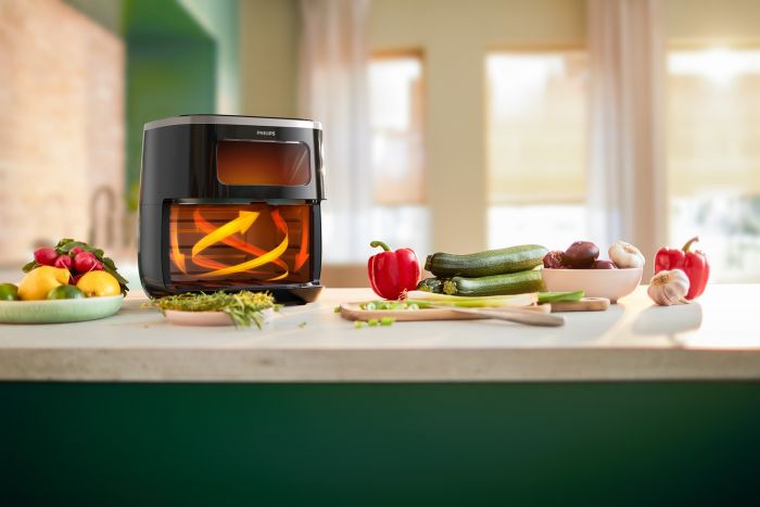 Мультипіч Philips Airfryer 3000 Series Xl, 1700Вт, чаша-5.6л, сенсорне керув., пластик, чорний