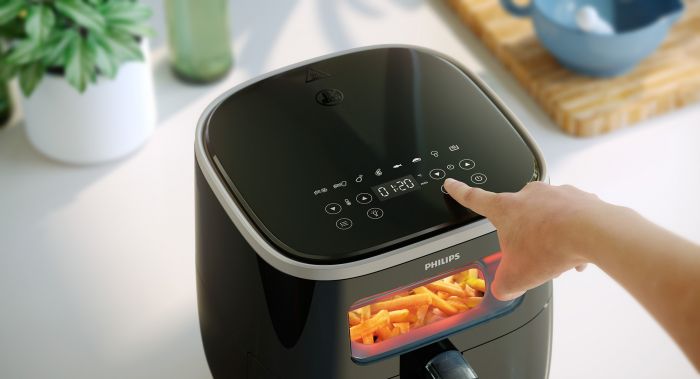 Мультипіч Philips Airfryer 3000 Series Xl, 1700Вт, чаша-5.6л, сенсорне керув., пластик, чорний