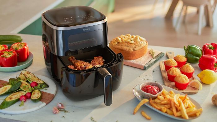 Мультипіч Philips Airfryer 3000 Series Xl, 1700Вт, чаша-5.6л, сенсорне керув., пластик, чорний