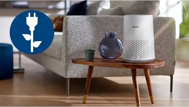 Очищувач повітря Philips Series 600i, 40м2, 170м3/год, дисплей, HEPA фільтр, Wi-Fi, 3 режими, білий