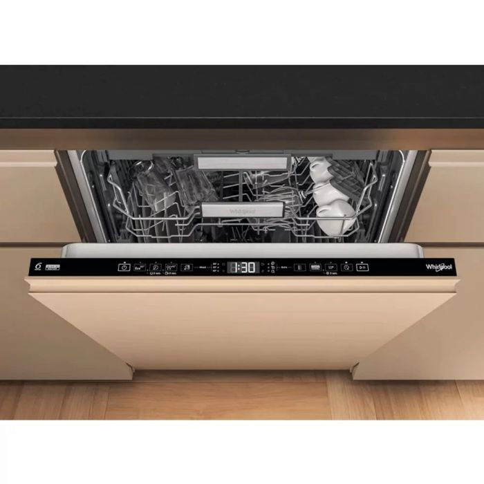 Посудомийна машина Whirlpool вбудована, 15компл., A+++, 60см, дисплей, 3й кошик, білий