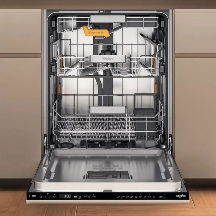Посудомийна машина Whirlpool вбудована, 14компл., A+++, 60см, дисплей, 3й кошик, білий