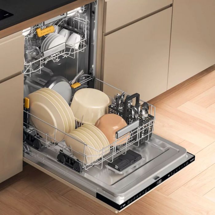 Посудомийна машина Whirlpool вбудована, 14компл., A+++, 60см, дисплей, 3й кошик, білий