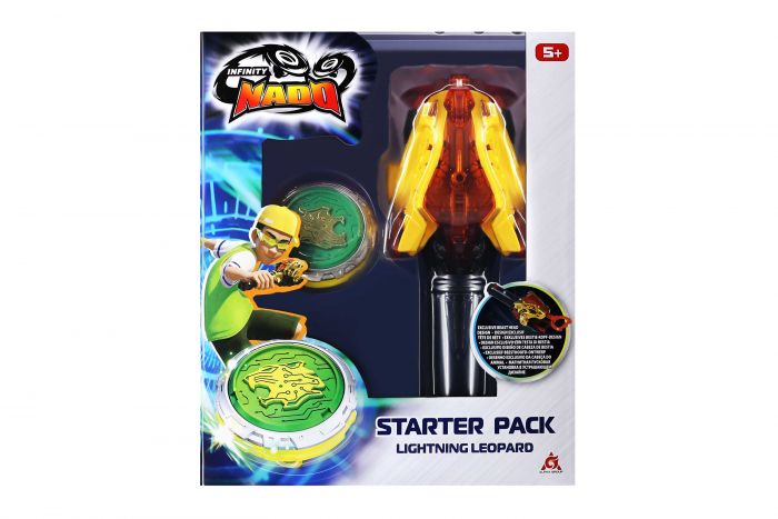 Дзиґа Infinity Nado VI Starter Pack Сліпучий Леопард (Lighting Leopard)