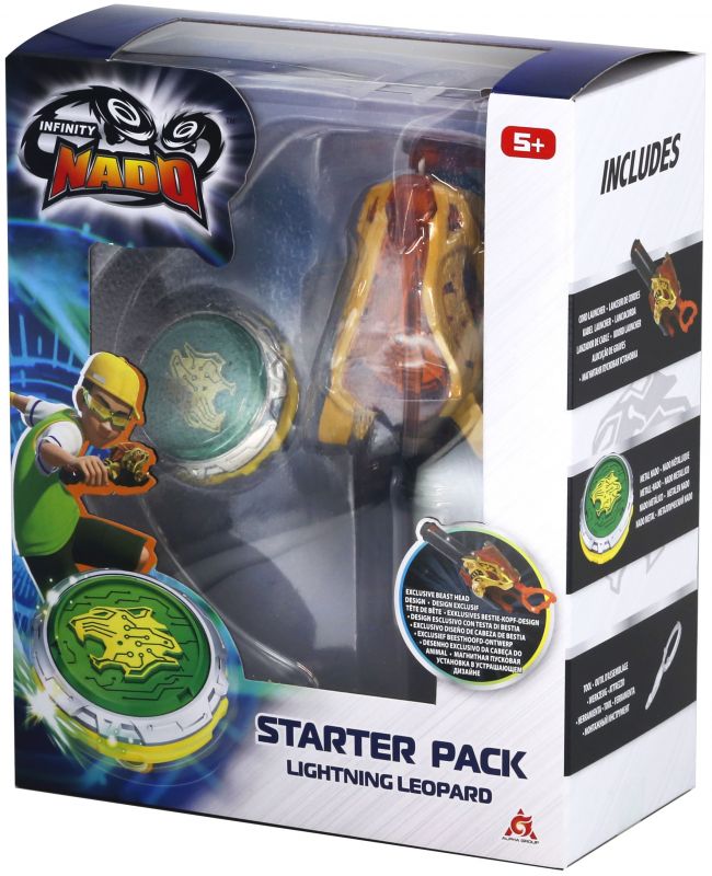 Дзиґа Infinity Nado VI Starter Pack Сліпучий Леопард (Lighting Leopard)