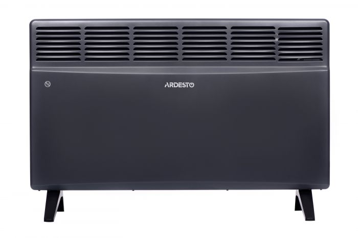 Конвектор електричний ARDESTO CH-2000MCA, 2000 Вт, 20 м2, закритий нагрів. елемент, IP24, мех. керування, антрацит матовий