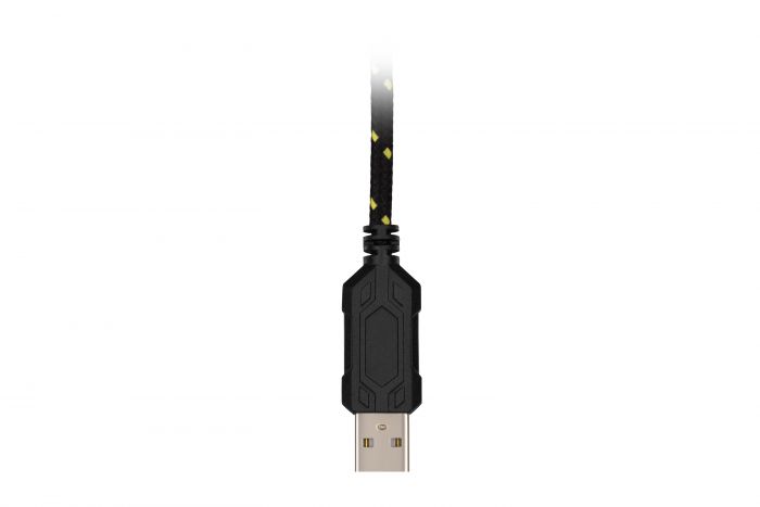 Гарнітура ігрова 2E GAMING HG315, 7.1, USB-A, RGB, 2м, жовтий