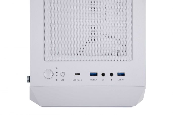 Корпус 2E GAMING Hexagon G338W без БЖ 2xUSB3.0, 1xUSBType-C, 3x120мм ARGB, 1x120мм, VGA 330мм, LCS ready, HUB, TG Side Panel, ATX, білий
