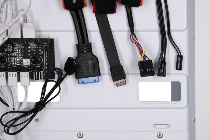 Корпус 2E GAMING Hexagon G338W без БЖ 2xUSB3.0, 1xUSBType-C, 3x120мм ARGB, 1x120мм, VGA 330мм, LCS ready, HUB, TG Side Panel, ATX, білий