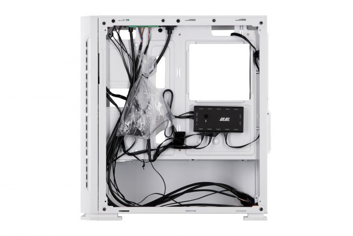 Корпус 2E GAMING Calleo GB700W без БЖ, 2xUSB3.0, 1xUSB2.0, 4x120мм ARGB, VGA 320мм, LCS ready, контролер з пультом, TG Side Window, mATX, білий