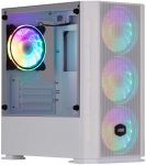Корпус 2E GAMING Calleo GB700W без БЖ, 2xUSB3.0, 1xUSB2.0, 4x120мм ARGB, VGA 320мм, LCS ready, контролер з пультом, TG Side Window, mATX, білий