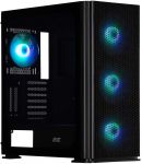Корпус 2E GAMING Vertex GI01B без БЖ 2xUSB3.0, 1xUSBType-C, 3x140мм ARGB, 1x120мм ARGB, VGA 380мм, LCS ready, контролер з пультом, TG Side Panel, EATX, чорний