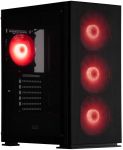 Корпус 2E GAMING Virtus Neo G3301N без БЖ 2xUSB3.0, 1xUSB2.0, 3x140мм ARGB, 1x120мм ARGB,  VGA 340мм, LCS ready, контролер з пультом, TG Side Panel, ATX, чорний