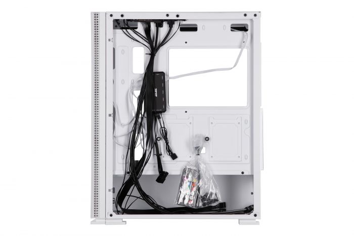 Корпус 2E GAMING Virtus Neo G3301NW без БЖ 2xUSB3.0, 1xUSB2.0, 3x140мм ARGB, 1x120мм ARGB, VGA 340мм, LCS ready, контролер з пультом, TG Side Panel, ATX, білий