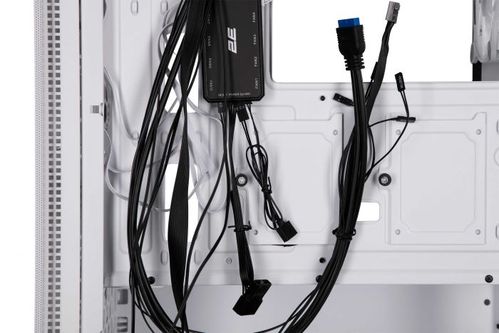 Корпус 2E GAMING Virtus Neo G3301NW без БЖ 2xUSB3.0, 1xUSB2.0, 3x140мм ARGB, 1x120мм ARGB, VGA 340мм, LCS ready, контролер з пультом, TG Side Panel, ATX, білий