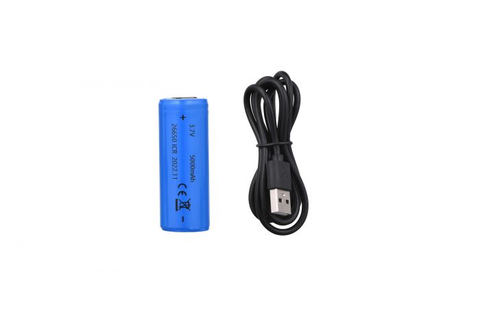 Ліхтар ручний акумуляторний 2E FLBL2650 USB-C 5000мА·год 2000лм 20Вт 5 режимів освітлення IP44 0.35кг