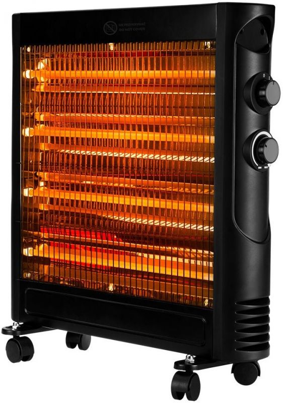 Обігрівач інфрачервоний Neo Tools, 1200Вт, кварцовий нагрів. елемент, чорний