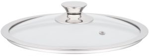Кришка Ardesto Gemini, 24см, термостійке скло, нержавіюча сталь