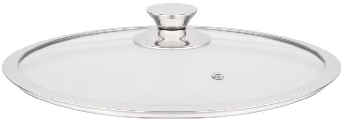 Кришка Ardesto Gemini, 28см, термостійке скло, нержавіюча сталь