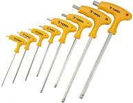 Ключі шестигранні TOPEX, набір 8шт, Т-подібне руків'я, CrV, 2-10мм