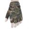 Рукавички тактичні 2E, безпалі, L, камуфляж
