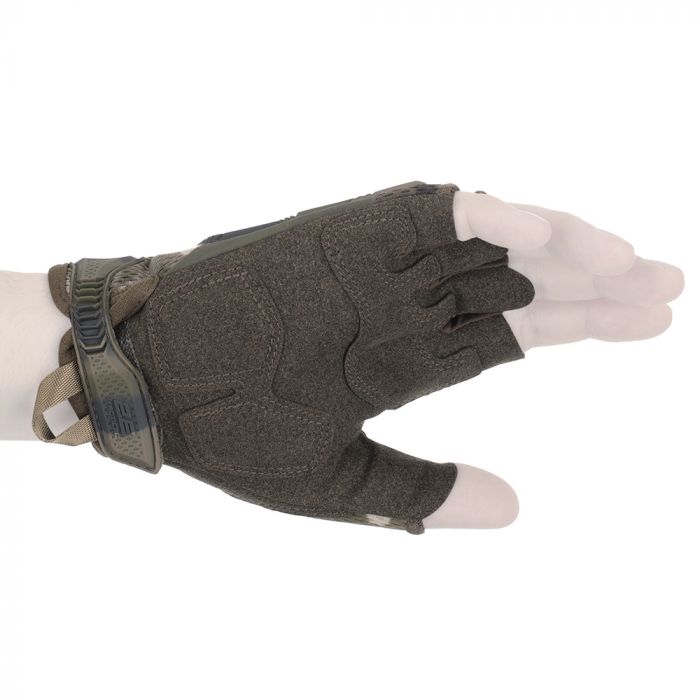 Рукавички тактичні 2E, безпалі, L, камуфляж