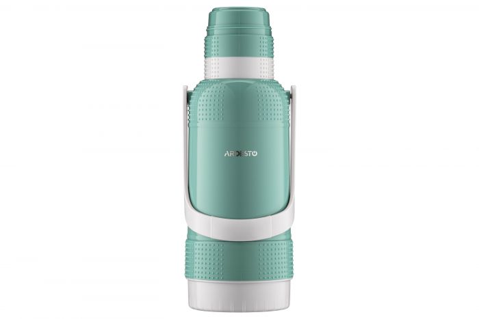 Термос Ardesto Gemini Gourmet, 3200мл, пластик, боросилікатне скло, зелений