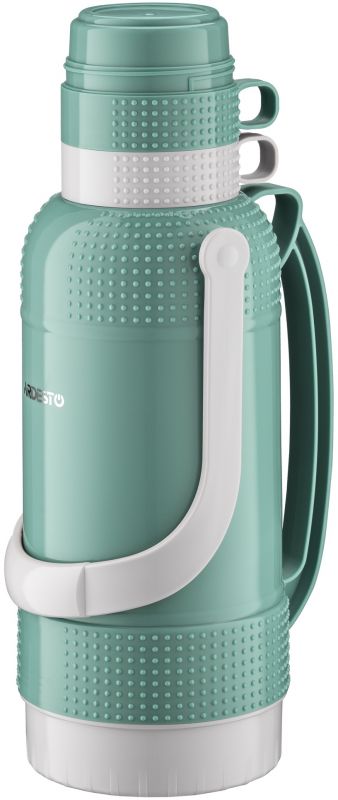 Термос Ardesto Gemini Gourmet, 3200мл, пластик, боросилікатне скло, зелений