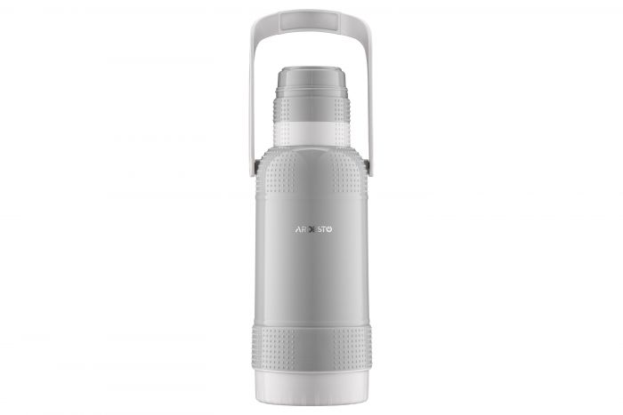 Термос Ardesto Gemini Gourmet, 3200мл, пластик, боросилікатне скло, сірий