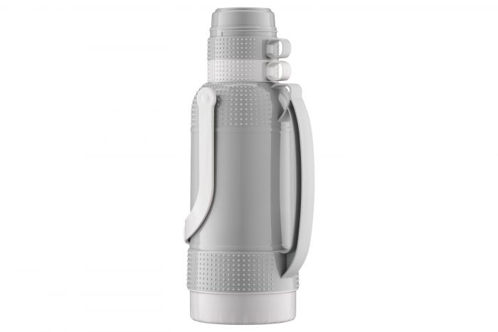 Термос Ardesto Gemini Gourmet, 3200мл, пластик, боросилікатне скло, сірий