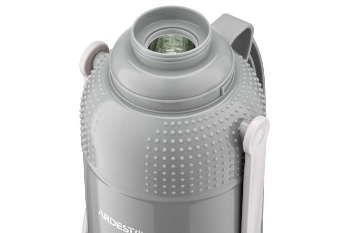 Термос Ardesto Gemini Gourmet, 3200мл, пластик, боросилікатне скло, сірий