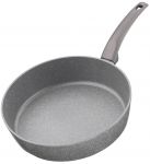 Сковорода глибока з кришкою Ardesto Gemini Gourmet Apulia, 28см, алюміній, сірий