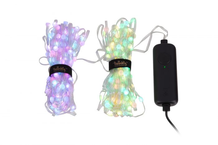 Гірлянда Smart LED Twinkly Dots Lights RGB 400 IP44 20м кабель прозорий