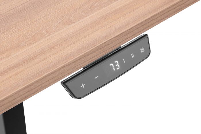 Стіл комп'ютерний 2E CE150WYLOW-MOTORIZED, регулювання висоти, електропривід 220В, 62/128x150х75cм, Wood Yellow