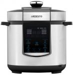 Мультиварка-скороварка Ardesto, 900Вт, чаша-6л, електронне керув., книга рецептів, метал/пластик, сірий