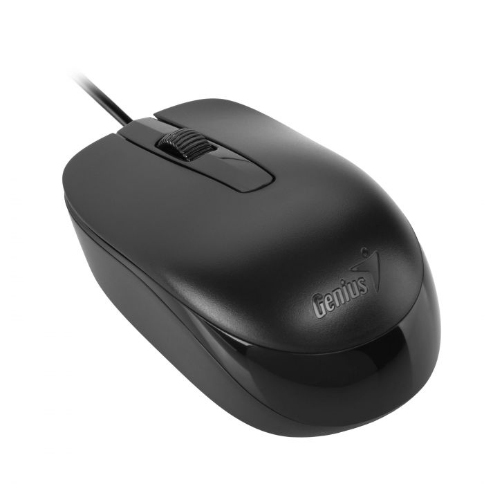 Комплект клавіатура та миша Genius SlimStar C-126, EN/UKR/RU, чорний