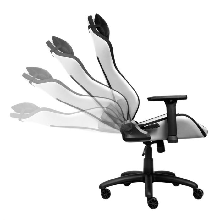 Крісло Trust GXT714W Ruya ECO, ПУ шкіра, 3D-Armrests, білий
