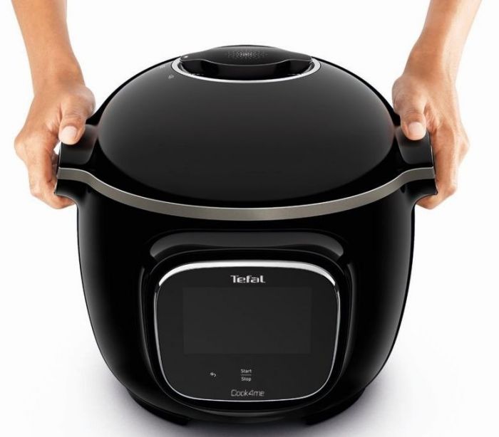 Мультиварка-скороварка Tefal Cook4me Touch, 1600Вт, чаша-6л, сенсорне керув., 13 програм, метал/пластик, чорний
