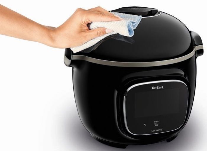 Мультиварка-скороварка Tefal Cook4me Touch, 1600Вт, чаша-6л, сенсорне керув., 13 програм, метал/пластик, чорний