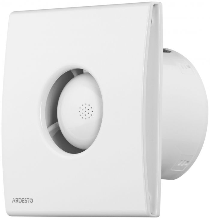 Витяжний вентилятор Ardesto 25 Вт, 210 м3/г, 1650 об./хв., 35 дБ, білий